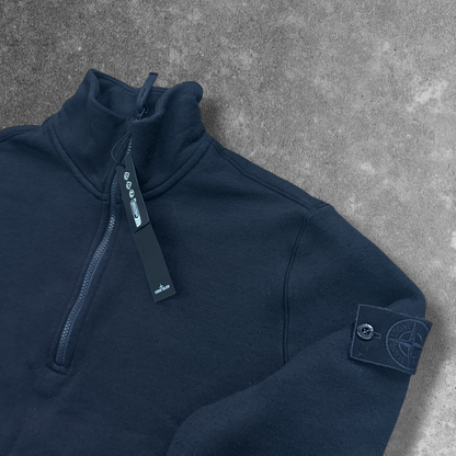 Stone Island Ghost Half Zip Jumper Medium Navy V0020 BNWT RRP £395