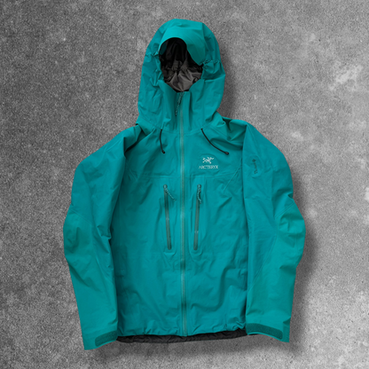 Arc'teryx Alpha AR Gore-Tex Pro Jacket Women's Large Teal RRP £600